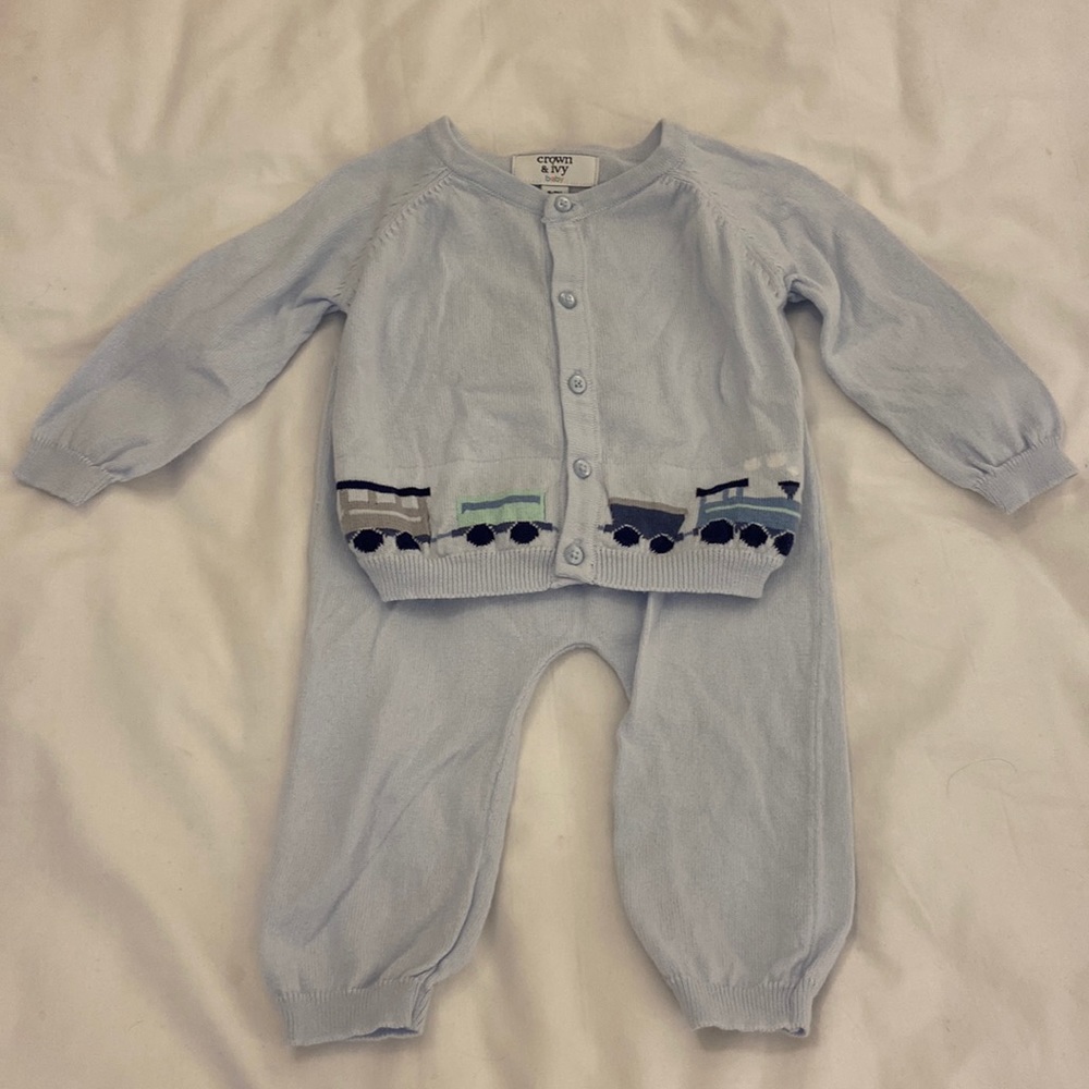 Train sweater set